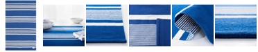 Lauren Ralph Lauren Hanover Stripe LRL2461C Blue 5' X 8' Area Rug